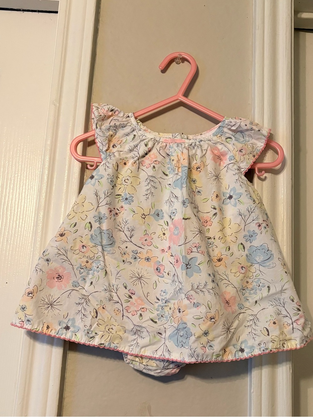 Tommy Bahama Pastel Floral Swing Dress - White with Pink, Blue, Yellow Flowers